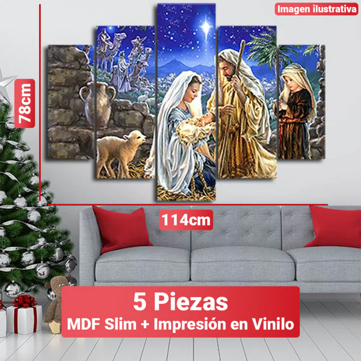 ✨ Cuadro Navideño Jesus Cristo  ✨