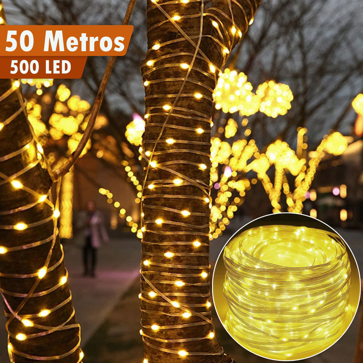 ✨ Luz Micro LED Lineal 50M - 500 Luces ✨